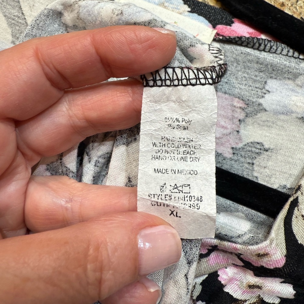 Perfect Peach Women’s XL Floral Print Dress - Picture 3 of 3